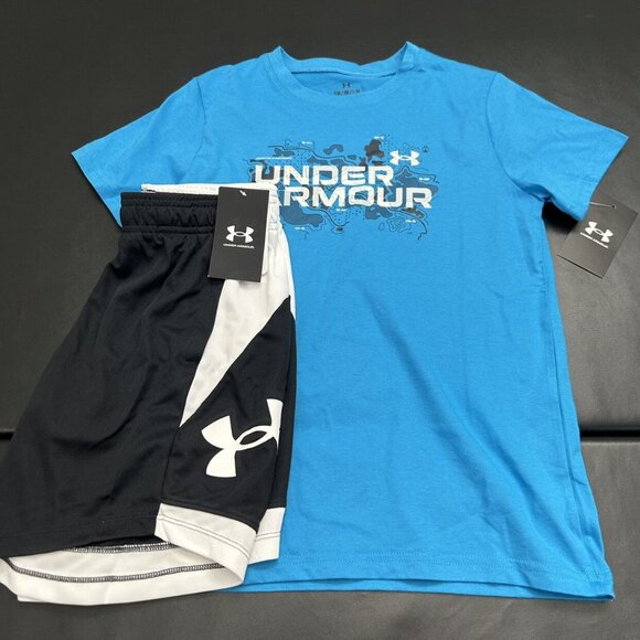 NWT Under Armour Athletic Set Boys Youth Size Medium - Picture 1 of 4
